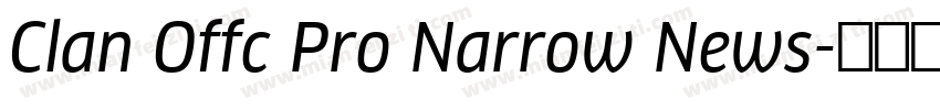Clan Offc Pro Narrow News字体转换